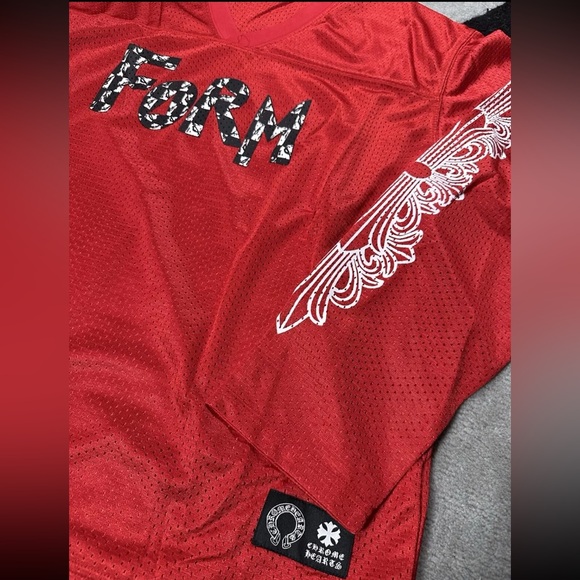 COPY - Chrome Hearts Mesh Red Form Jersey Set (Size M) - Picture 6 of 9